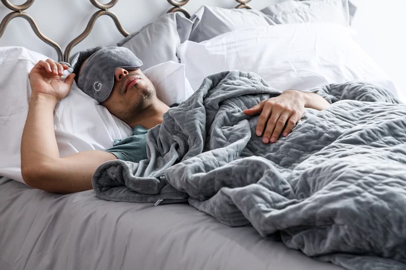 Gravity Weighted Sleep Mask